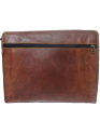Men's Office Crossbody Genuine Leather Full Flap Shoulder Messenger  Bag